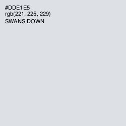 #DDE1E5 - Swans Down Color Image